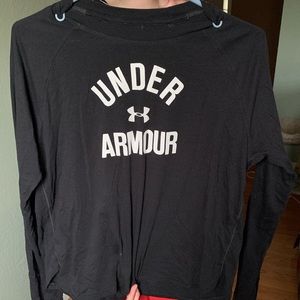 Under armour black long sleeve shirt